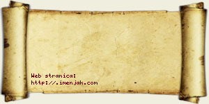 Jakov Perčević vizit kartica